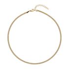 Panzerkette, ca. 50 cm, Edelstahl, ca. 9,10g, goldfarben