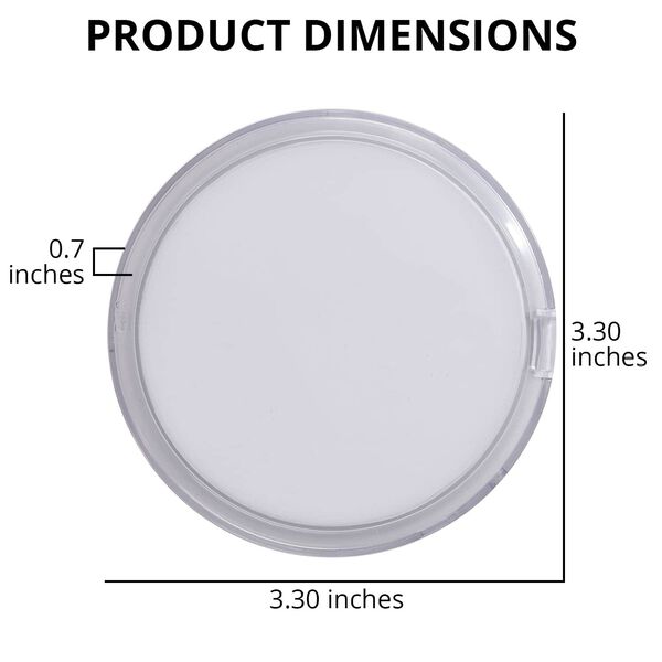 Zweiseitiger LED Schminkspiegel, wei&szlig; image number 3