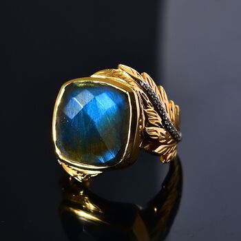GP Italian Garden Collection - AAA Labradorit Ring, ca. 12,91 ct