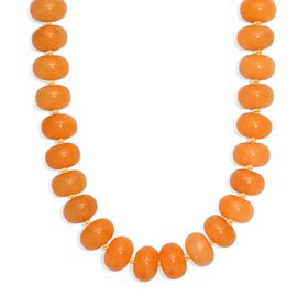 Gelbe Aventurin Halskette, 45 cm - 365 ct.