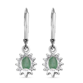 D'Joy  Socoto Smaragd und Zirkon Ohrringe - 1,45 ct.