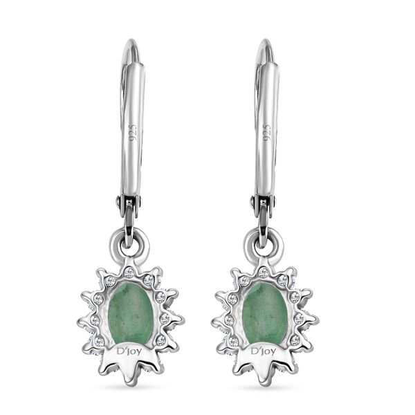 D'Joy  Socoto Smaragd und Zirkon Ohrringe - 1,45 ct. image number 3