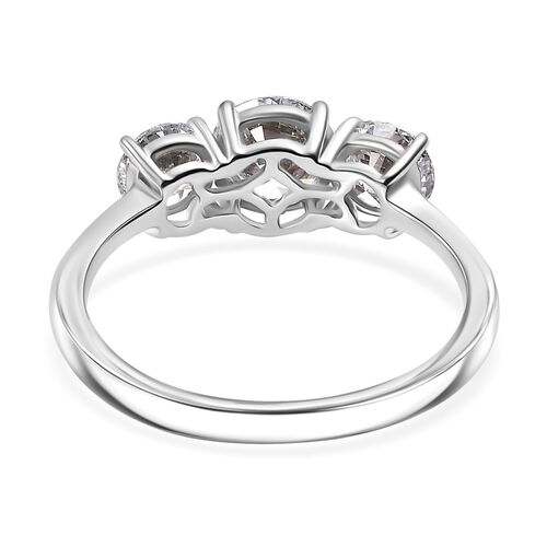 LUXURIANT DIAMOND - Lab Grown Diamant VS-GH SGL zertifiziert Ring 950 Platin (Größe 17.00) ca. 2.00 ct image number 8