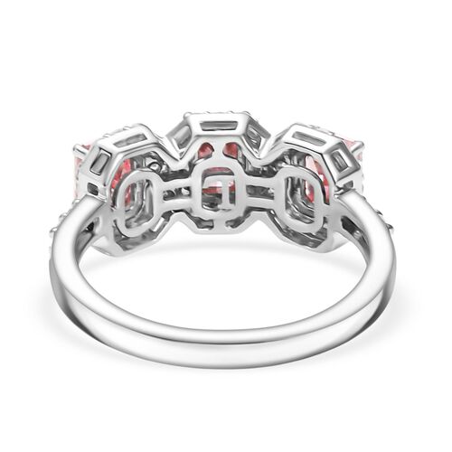 Lab Grown Rosa Diamant VS, Lab Grown Diamant Ring 950 Platin (Größe 17.00) ca. 2,03 ct image number 4
