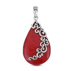 Royal Bali - Koralle Anhänger, 925 Silber