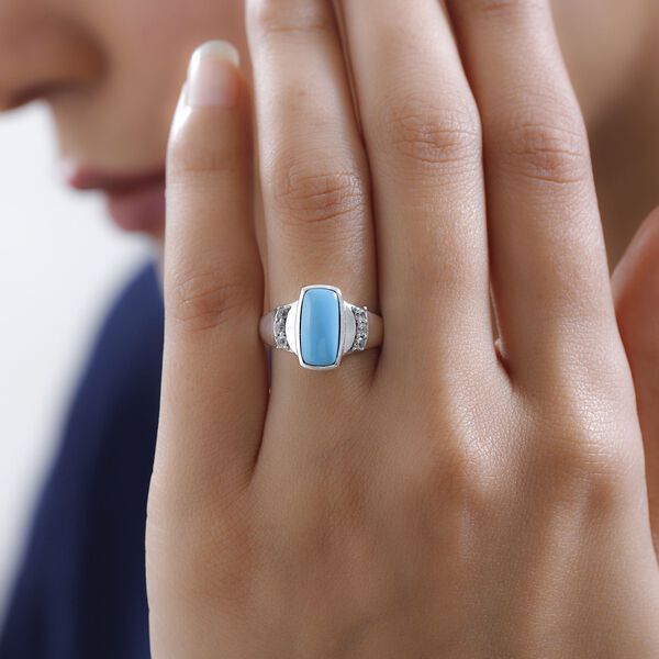 AA amerikanischer, nat&uuml;rlicher Sleeping Beauty und Zirkon-Ring - 2,22 ct. image number 3