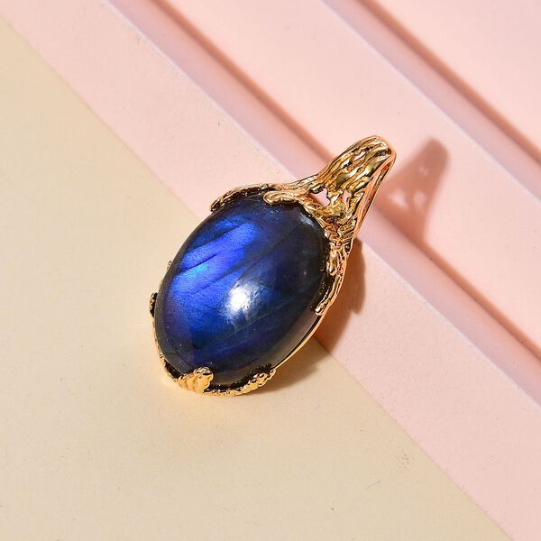 AAA Labradorit Anh&auml;nger - 24,98 ct. image number 2