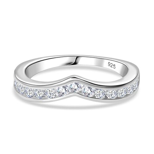 Moissanit Ring, ca. 0,45 ct. image number 0