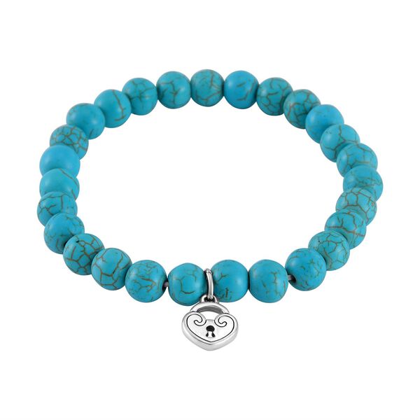 Blauer Howlit Schmuckset  Legierung ca. 225.00 ct image number 3