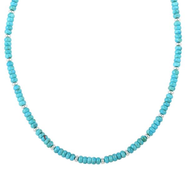 Limitierte Auflage - Mexikanische Türkis-Halskette 45 cm- 85 ct. image number 2
