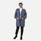 Lange Strickjacke mit Schlaufe, 87x44x60, Blau