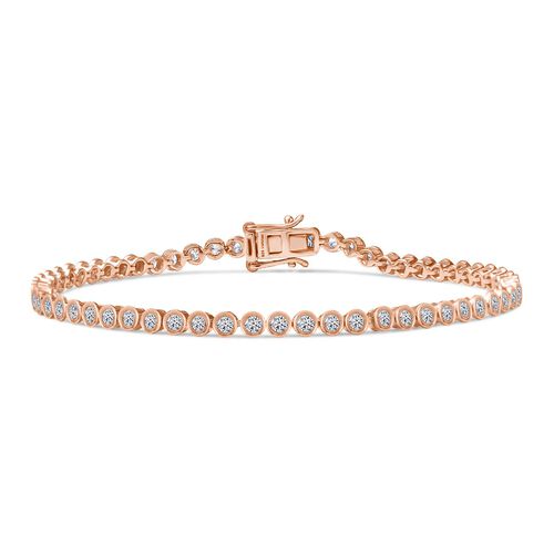 LUXURIANT DIAMOND - Lab Grown Diamant SI-GH SGL zertifiziert Armband ca. 19 cm 925 Silber ca. 2.00 ct image number 0