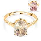 AAA Turkizit-Ring, zertifiziert und geprüft, 585 Gelbgold (Größe 20.00) ca. 2.05 ct