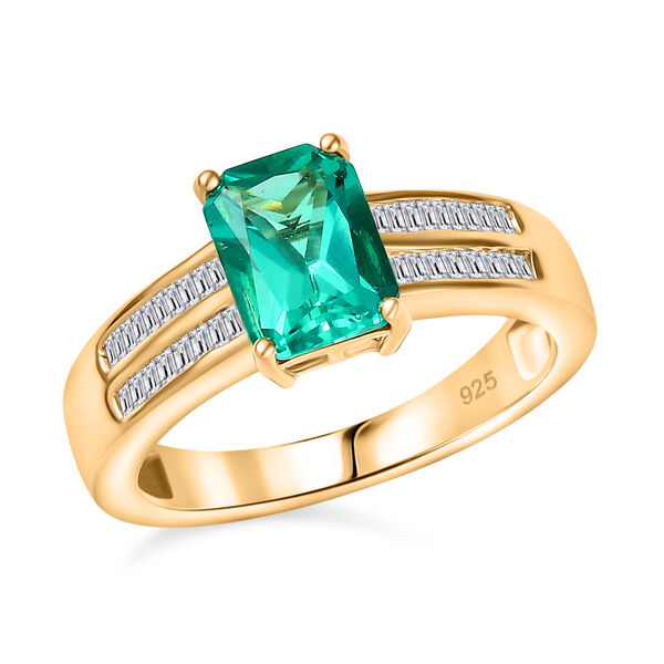 AAA Socoto Smaragd und Diamant Ring - 1,80 ct. image number 4