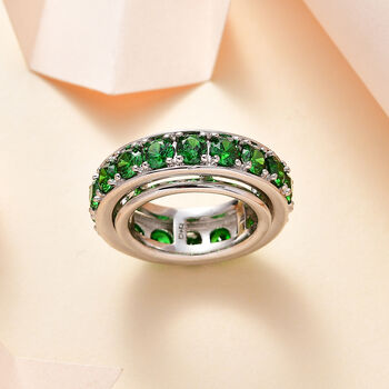 Gr&uuml;ner Zirkonia Spinning-Ring - 7,67 ct.
