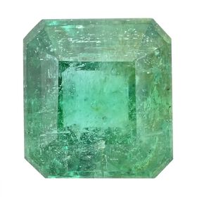 AAA sambischer Smaragd, Oktagon, 5 mm (Asscher-Schliff)