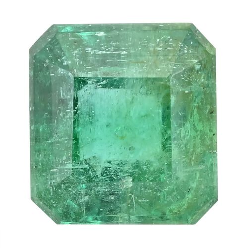 AAA sambischer Smaragd, Oktagon, 5 mm (Asscher-Schliff) 0.60 ct image number 0