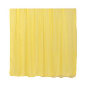 LA MAREY - 100% Maulbeeren-Seidenschal, Chiffon, 110x180 cm, Gelb