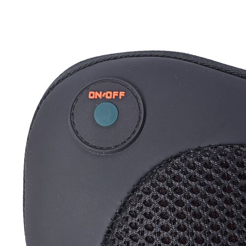 Shiatsu Massagekissen für Nacken und Rücken mit Heizfunktion, Größe 31x18x11 cm, Schwarz image number 1