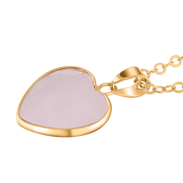 Rosenquarz Halskette ca. 50 cm Std Gelb ca. 12.50 ct image number 3