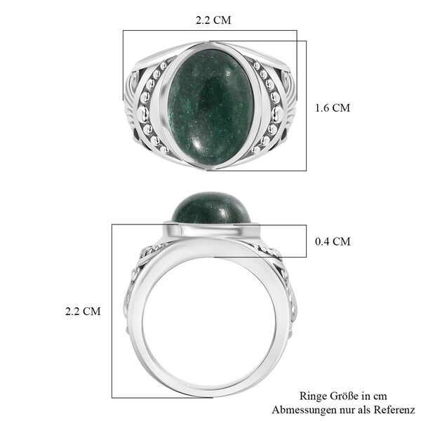 Grüner Aventurin-Ring - 6,56 ct. image number 7