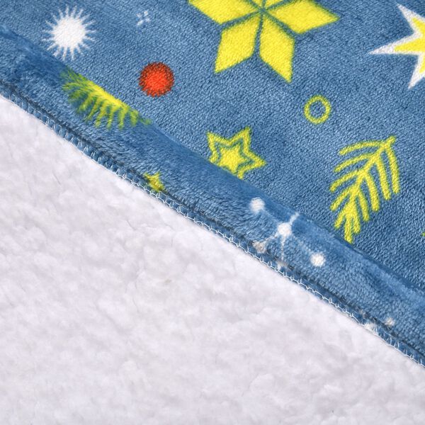 Doppellagige Hoodie-Decke mit Sherpa-Futter image number 7