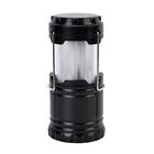 Tragbare LED-Flammen-Campinglaterne mit Aufhänger, Größe: 13x8,5cm