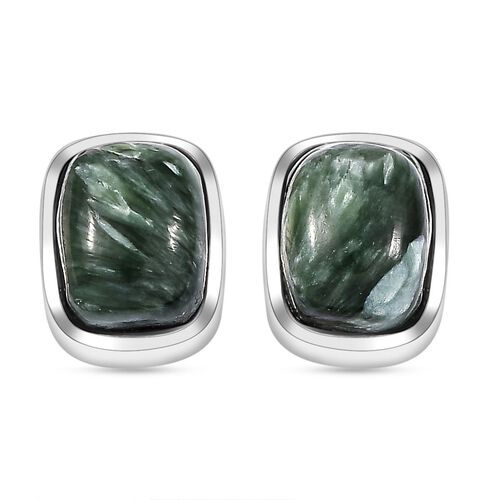 Sibirische Seraphinite Ohrringe - 6,64 ct. image number 0