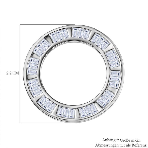 LUXURIANT IGI zertifizierter VS-EF Labor Diamant Anh&auml;nger in 950 Platin - 1 ct. image number 5