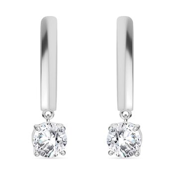 J Francis gefertigt mit SWAROVSKI- Zirkonia Ohrringe