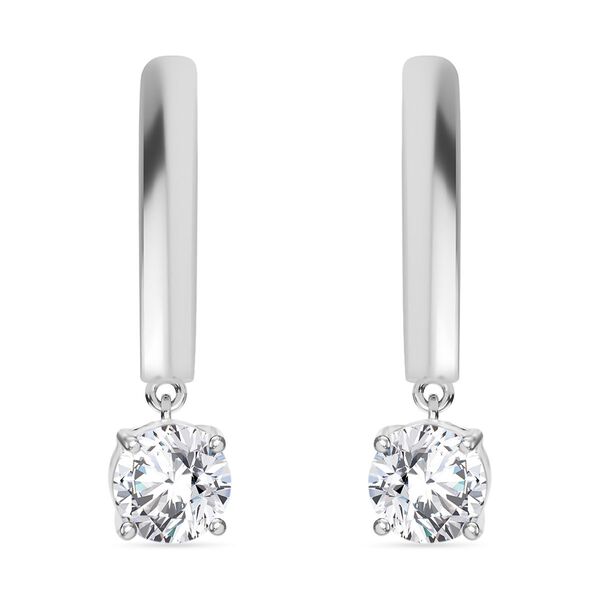 J Francis gefertigt mit SWAROVSKI- Zirkonia Ohrringe image number 0