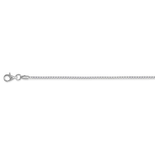 Italienische Francokette, ca. 50 cm, 925 Silber ca. 6,29g image number 0