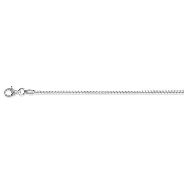 Italienische Francokette, ca. 50 cm, 925 Silber ca. 6,29g image number 0