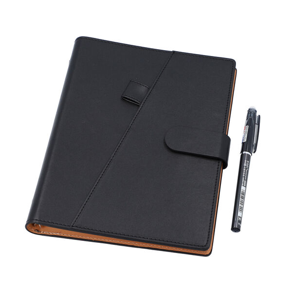 Smartnote - wiederverwendbares Notizbuch, Stift und Radiergummi inkl., B5, 25 x 17,6 cm, Schwarz image number 0