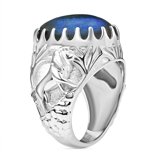 AAA Labradorit Ring - 13,25 ct. image number 4