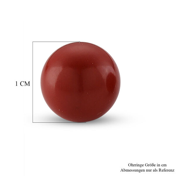 D'Joy nat&uuml;rliche rote Zinnober Ohrringe - 20 ct. image number 6