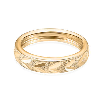 D'Joy 925 Silber 750 VergoldetRing (Gr&ouml;&szlig;e 17.00) ca. 2,66g