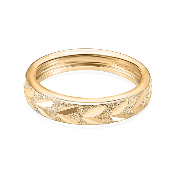 D'Joy 925 Silber 750 VergoldetRing (Gr&ouml;&szlig;e 17.00) ca. 2,66g