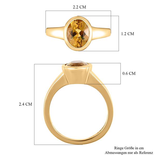 AA Premium brasilianischer Heliodor-Ring - 1,61 ct. image number 6