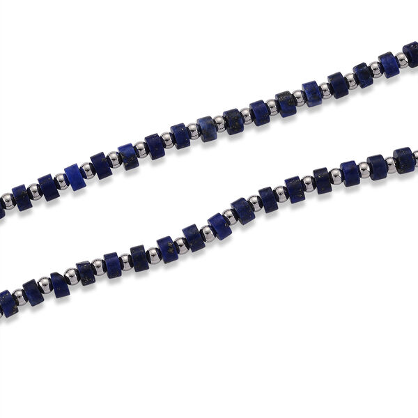 Lapislazuli Halskette, flexibel, Reine Legierung ca. 25.00 ct image number 2