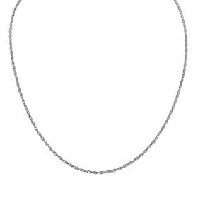 Seilkette 45 cm in 925 Silber versilbert