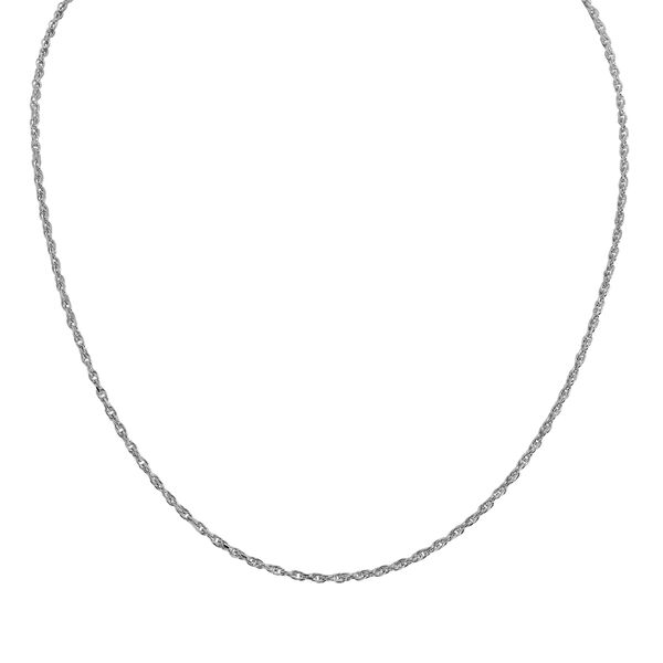Seilkette 45 cm in 925 Silber versilbert image number 0