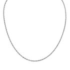 Italianische Diamantschliff Singapurkette,  925 Silber,  ca. 45 cm