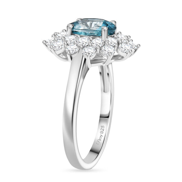 D'Joy AA blauer und wei&szlig;er Zirkon Ring - 3,25 ct. image number 4