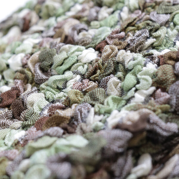 Bedruckter Schal mit Quasten, Gr&uuml;n image number 5