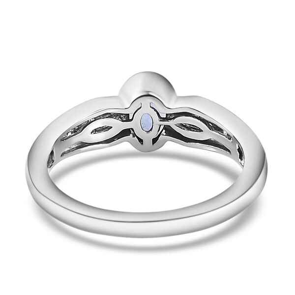 Tansanit und Zirkon Ring - 0,63 ct. image number 6