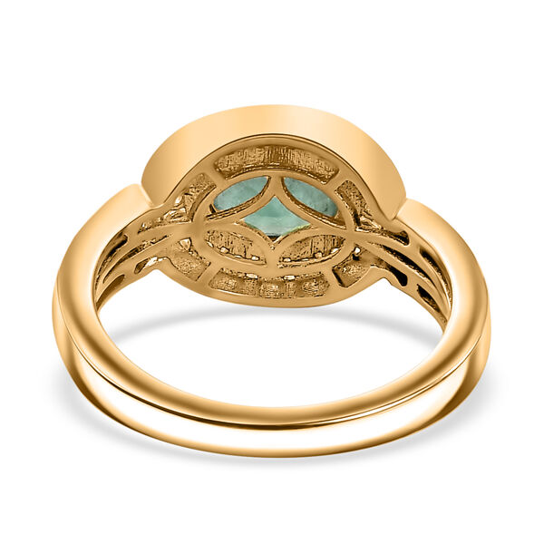 Kagem sambischer Smaragd und Zirkon-Ring - 1,24 ct. image number 6