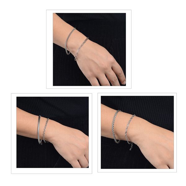 EverTrue zeitloses 15-teiliges Schmuckset in Silberton image number 5