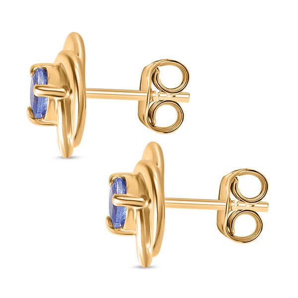 Tansanit Ohrringe - 0,53 ct. image number 5