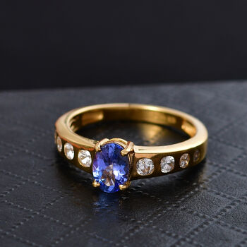 D'Joy Tansanit und Zirkon Ring - 1,17 ct.